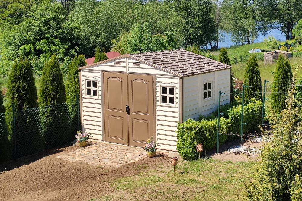Gartenhaus aus Kunststoff