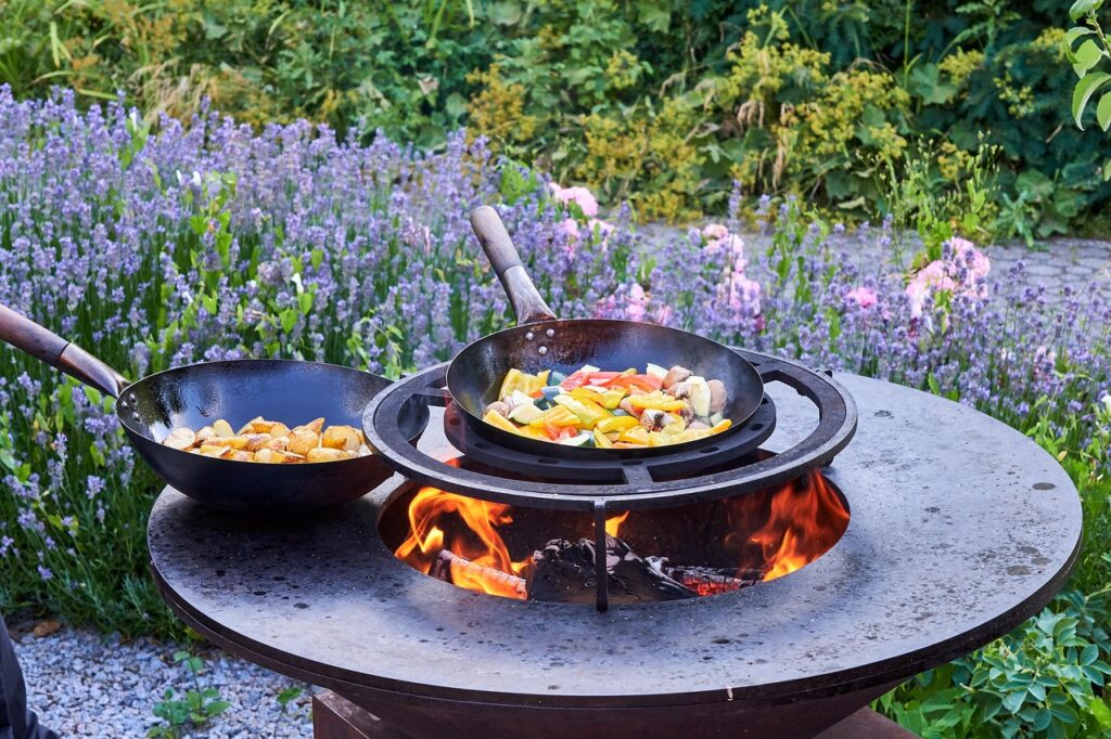 ethanol kamin im garten