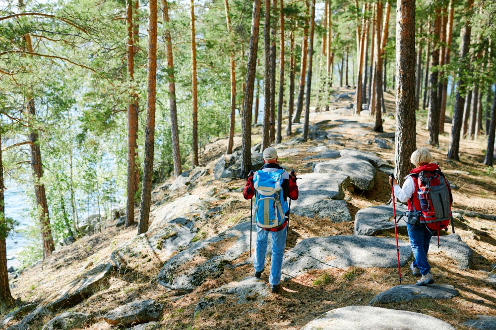 Wandern Camping
